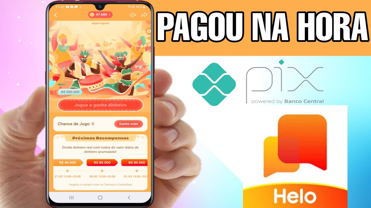 💵 HELO APP NOVA REDE SOCIAL PAGANDO NA HORA VIA PIX | MELHOR QUE KWAI E TIKTOK