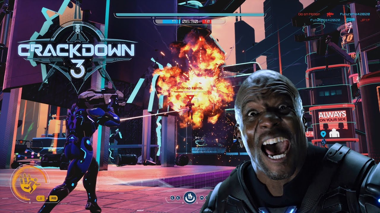 [4K] Crackdown 3 Wrecking Zone Tech Test Impressions on the Xbox One X!