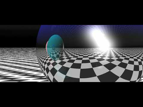Raytraced Spheres HD 30fps - Python pypy3 firing on all cores