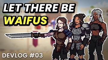 Female Characters in My Medieval Fantasy Game (Indie Game Devlog)