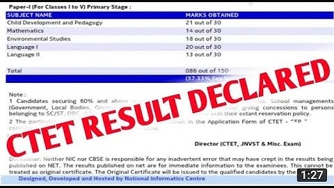 ले आ गया रिजल्ट || ctet result 2022 || ctet result Kab aayega || CTET LATEST UPDATE