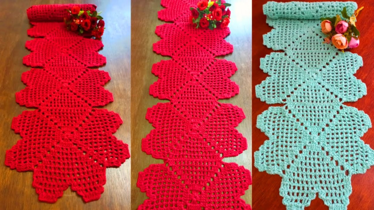 TRILHO DE MESA MODELO CORAÇÃO EU NÃO PENSEI QUE FICARIA TÃO LINDO PASSO A PASSO COMPLETO 💥 