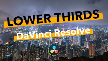 Lower Third for DaVinci Resolve - Vol 1 - Title Text Templates