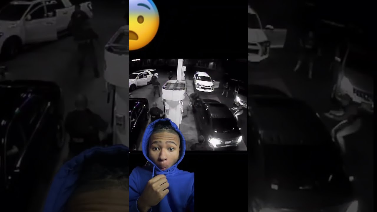 HE CAUGHT HIS OPPS LACKING AT THE GAS STATION Explore Viralvideo Shootout Gun Opps