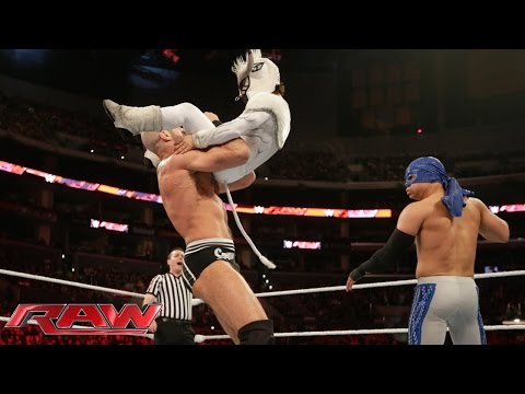 Los Matadores & Torito vs. Kidd, Cesaro & Natalya – Interspecies Match: Raw, March 23, 2015