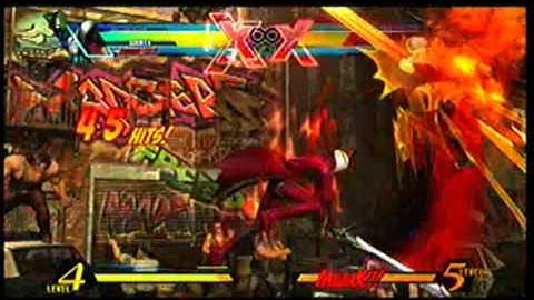 Dante Devil Trigger Combo - Ultimate Marvel vs Capcom 3