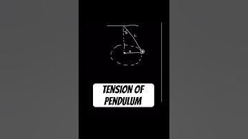 Finding tension force of a pendulum✅ #physicshelp #physics #learnphysics #education #fypシ