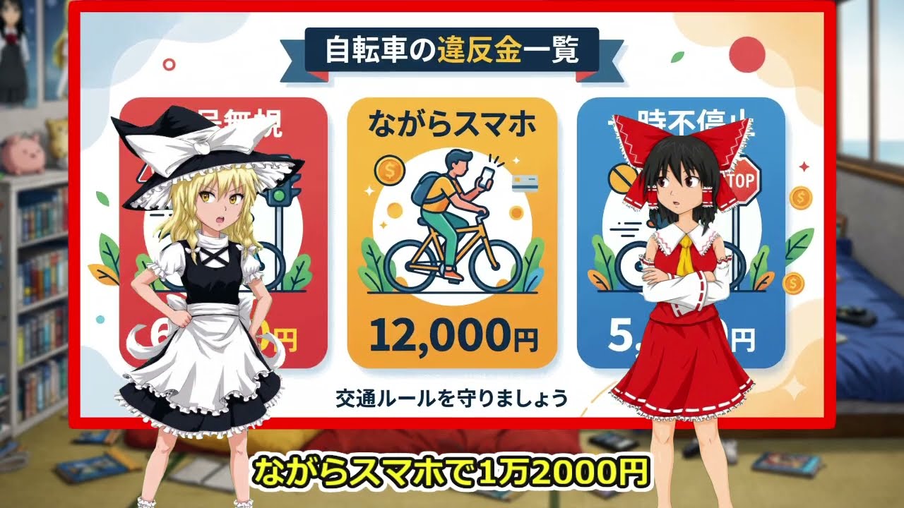 自転車の青切符制度が始まります