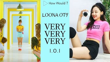 How Would? LOONA OT9 - Very Very Very I.O.I (Color Coded / Line Distribution)
