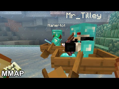 Minecraft: 1st BOAT Race in the Tilley Tunnel! (1159)