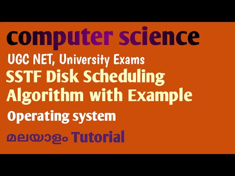Shortest Seek Time First(SSTF) Disk Scheduling Algorithm | Operating System | Malayalam Tutorial