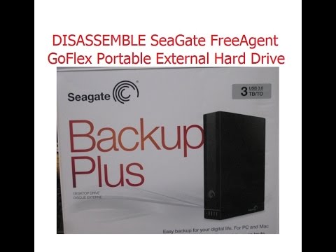 How to open SeaGate FreeAgent GoFlex Case