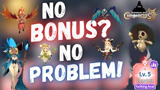 ALL Level 5 Hard Rune Dungeons - All Summoners - NO BONUS - F2P - Summoners War Chronicles