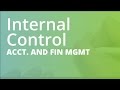 Introduction to Internal Control | Accounting and Financial Management (ACCT101)