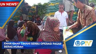 Emak-Emak Cimahi Serbu Operasi Pasar Beras Murah | UN News | PTV