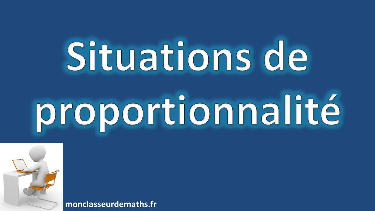 Situation de proportionnalité