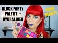 Trying Suva Beauty block party palette and hydra liner | Tribe beauty unboxing