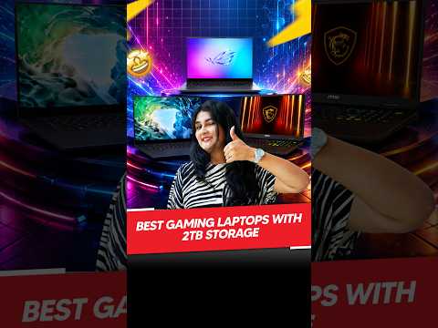 Top 5 Windows Laptops With 2TB Storage 🎮😍