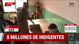 Escándalo de los alimentos: el Ejército entregó mercadería a la Fundación CONIN