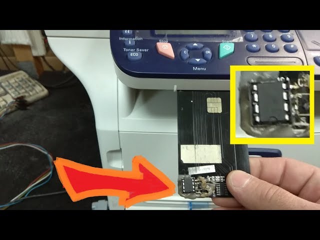 Xerox Phaser 3100 A Reusable Reset Card. FIX - YouTube