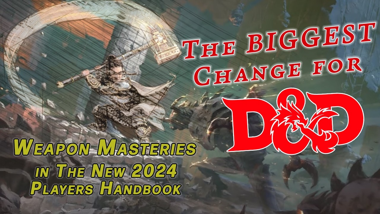 Weapon masteries are make or break for d d new weapon rules in 2024
