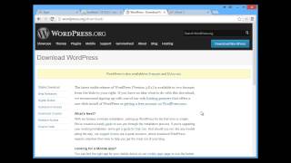 WordPress installation walkthrough with XAMPP (2 of 2)