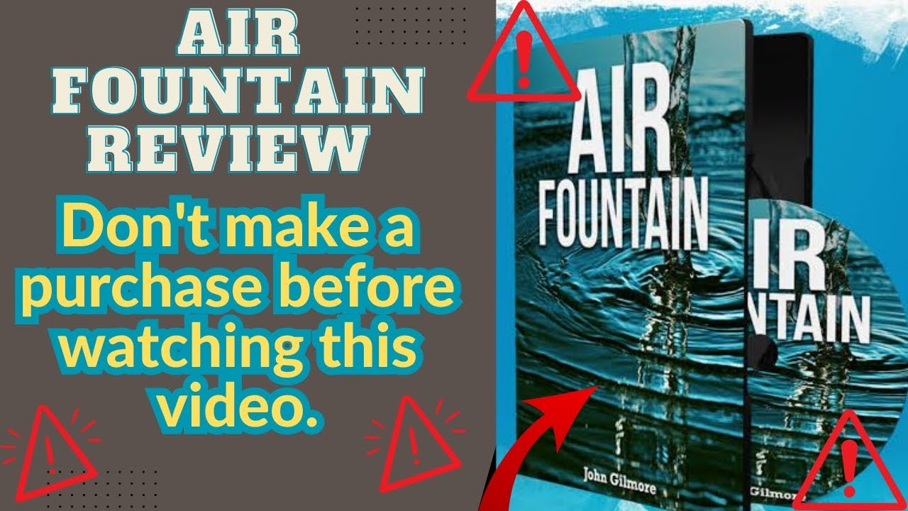 AIR FOUNTAIN SYSTEM REVIEW 2023 ⚠️((ALERT))⚠️ I'm going to tell you what people don't talk about‼️‼️