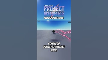 NEW LIGHTNING TRAILS SOON! #projectspeedforce #roblox #theflash #cwflash #reverseflash