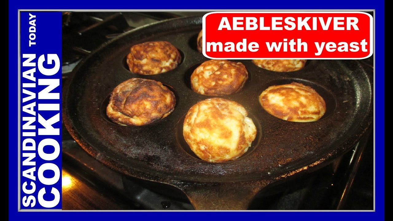 Æbleskiver med gær ♥ How to Make Danish Aebleskiver with Yeast Batter ...