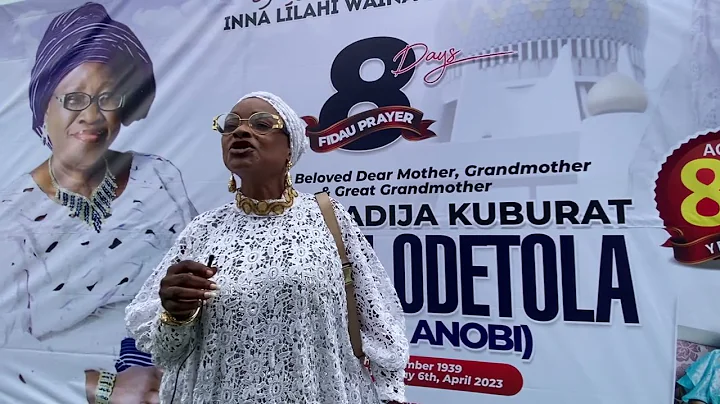 “PASUMA’S MOTHER PAID MY SCHOOL FEES”- TOYOSI ADESANYA SPEAKS OF LATE ALHAJA KUBURAT ODETOLA PASUMA