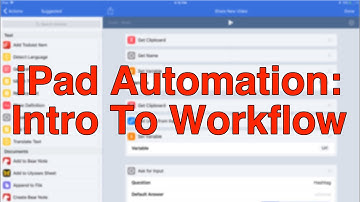 iPad Automation Part 1: Intro To Workflow App