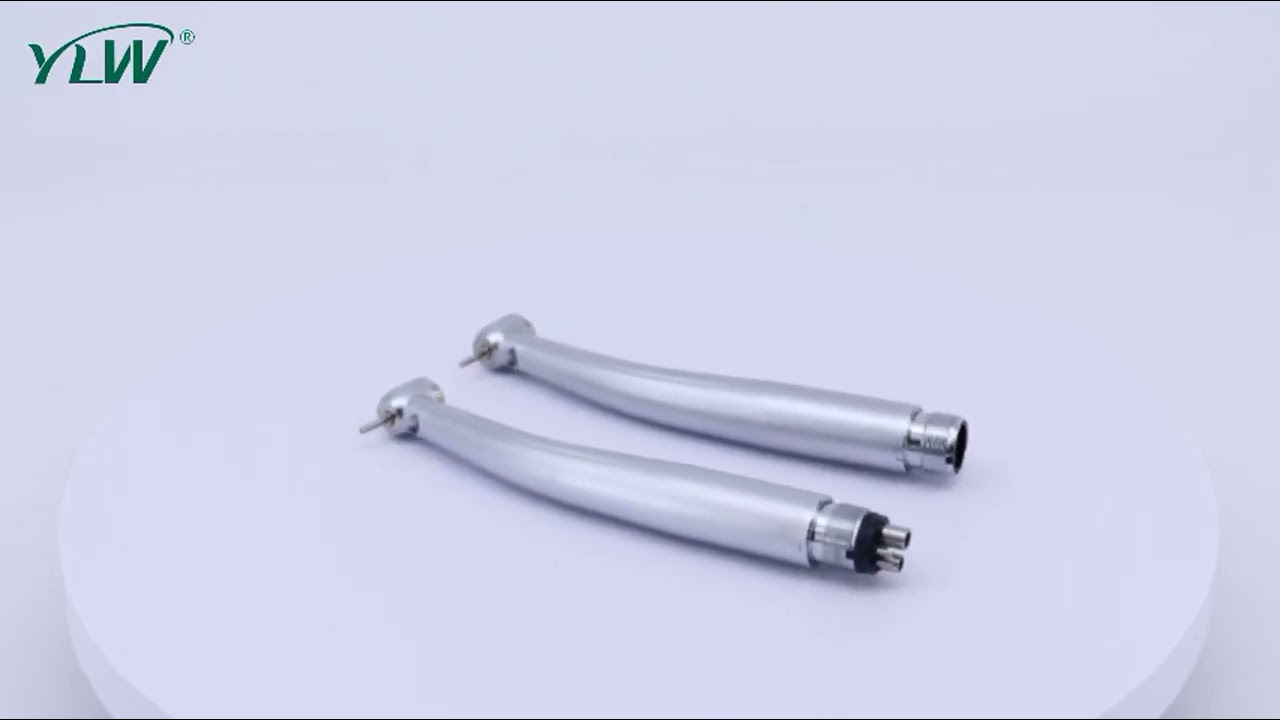 LED Dental Handpiece High Speed Push Button 3 Water Spray Light Ceramic 