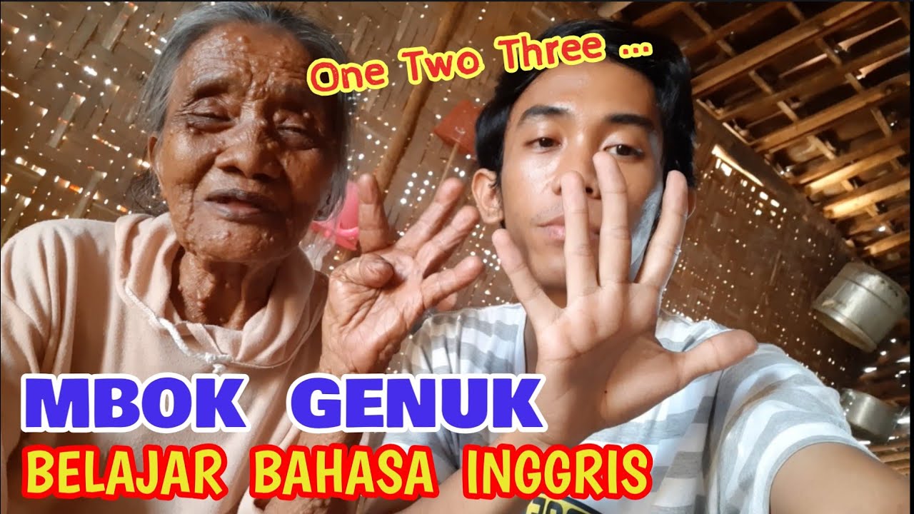 Mbok Genuk belajar bahasa inggris lucu banget YouTube