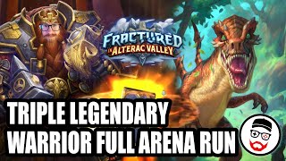 Triple Legendary Warrior Full Arena Run | Fractured in Alterac Valley | Hearthstone screenshot 2