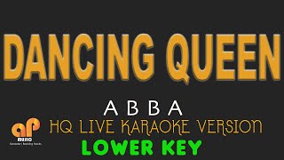 DANCING QUEEN - ABBA (LOWER KEY HQ KARAOKE VERSION)