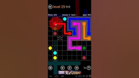 Flow Free - Bridges Pack 9 x 9 Level 29