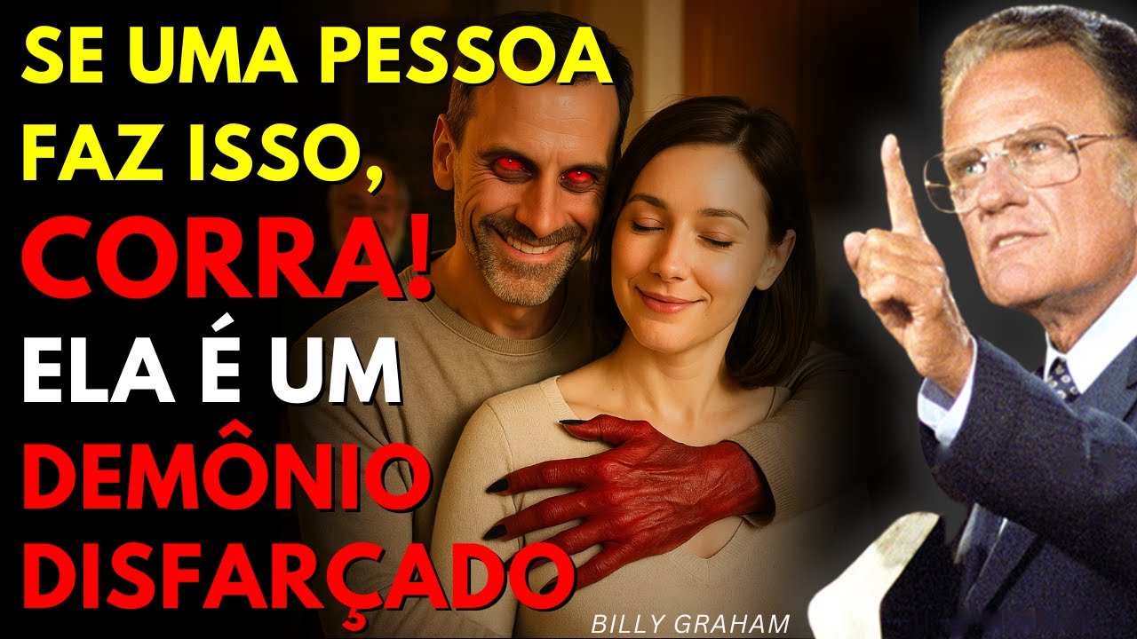 5 SINAIS de que Você Está Lidando com um Demônio Disfarçado de Pessoa - FUJA! | Billy Graham