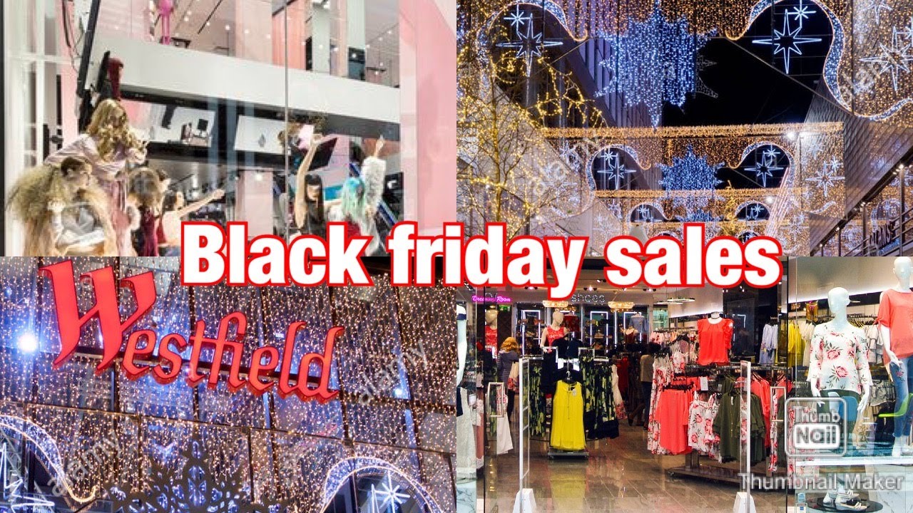 Black Friday Sales in Westfield Stratford City - YouTube