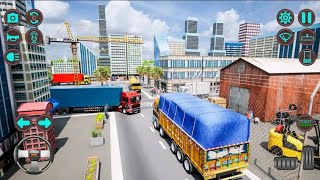 Real Indian truck driving simulator Gameplay - Heavy truck 3d driving simulator - android gameplay screenshot 5