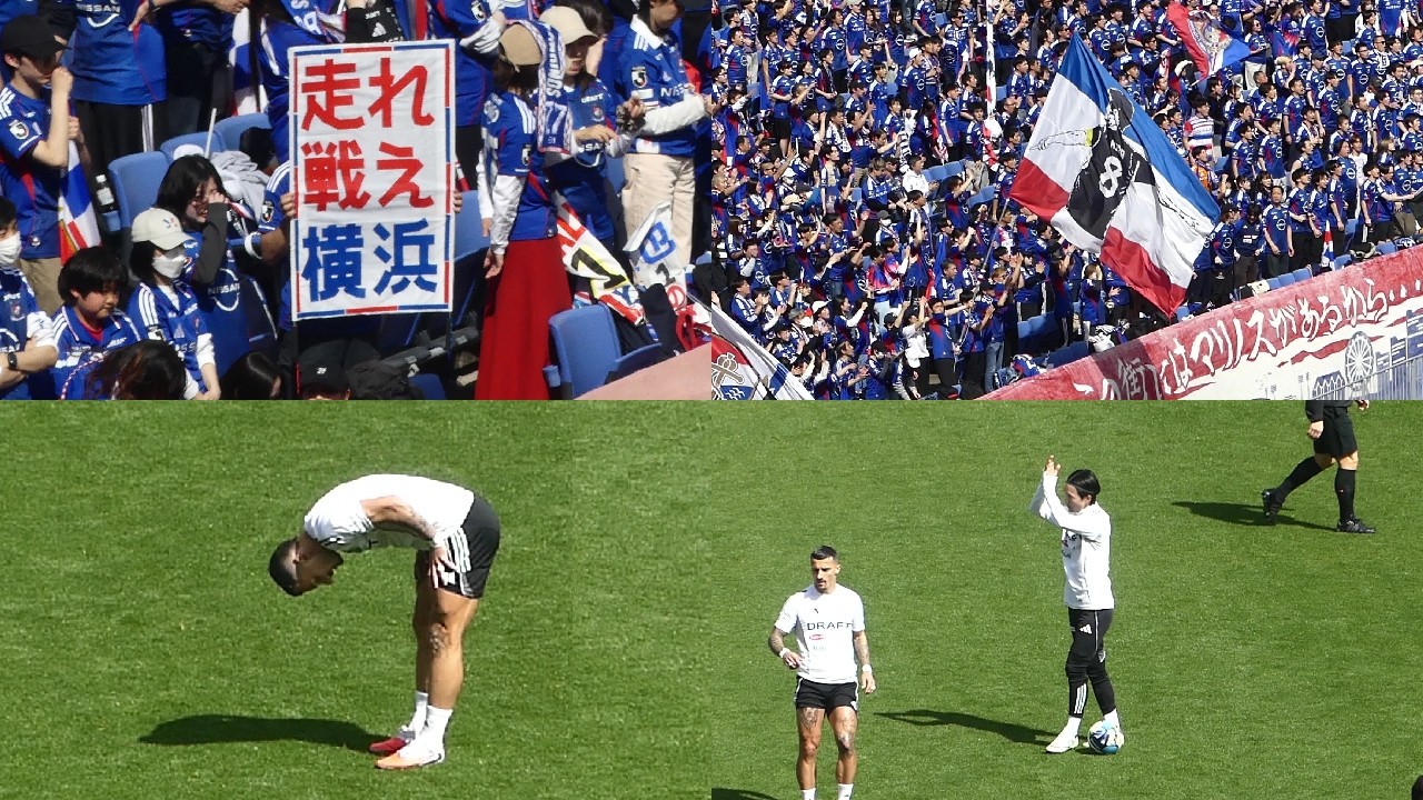2026.02.28 J1 第04節 横浜F・マリノス vs 東京ヴェルディ - 選手ウォーミングアップ登場～選手コール＆チャント
