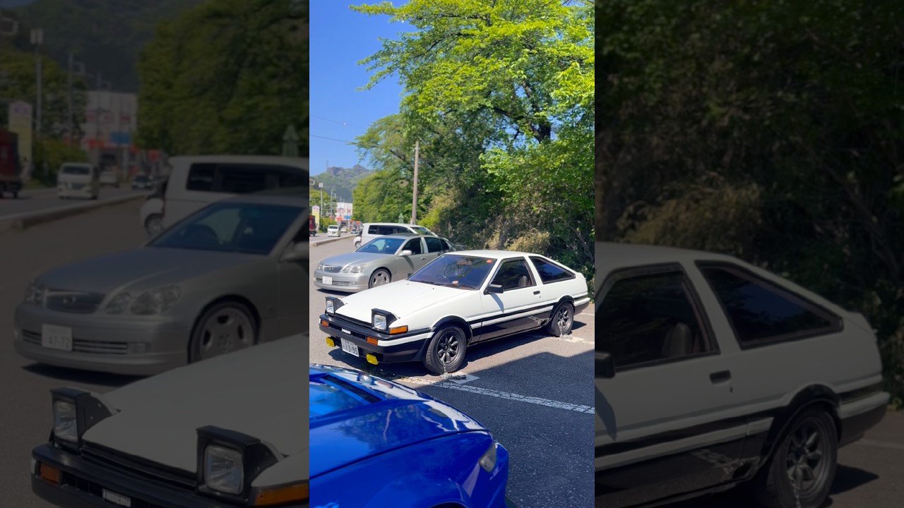 再現度が高い!しっかり紙コップまで置かれた頭文字DのAE86