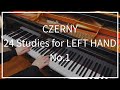 CZERNY 24 Studies for LEFT HAND No.1 Op.718 ツェルニー 左手のための24の練習曲 1番