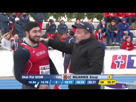 European Throwing Cup 2019 - Giorgi Mujaridze Shot Put U23 Champion.