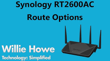 Synology RT2600AC Route Options