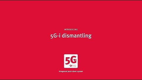 5G-i I Push Down | Dismantling | How it works