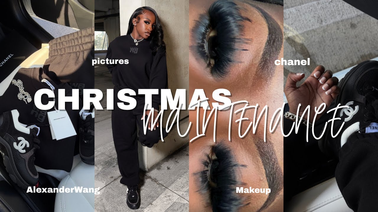 Видеоблог о подготовке к Рождеству ❄︎: прическа, макияж, фотосессия и многое другое | RIANILAMAR