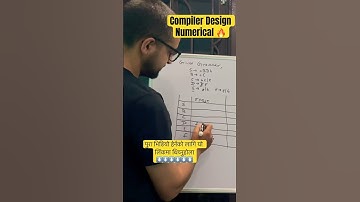 Compiler design | first and follow numerical #shorts #youtubeshorts
