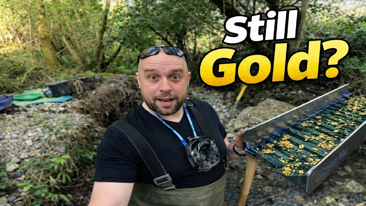 Finding Gold in Wicklow Rivers Using a Mini Sluice