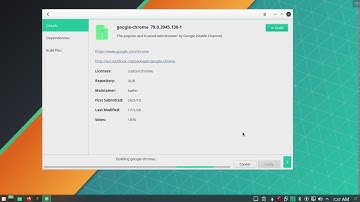 Installing Google Chrome in Manjaro Kde.