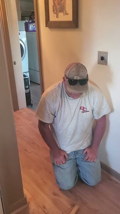 Laminate Floor repair - YouTube